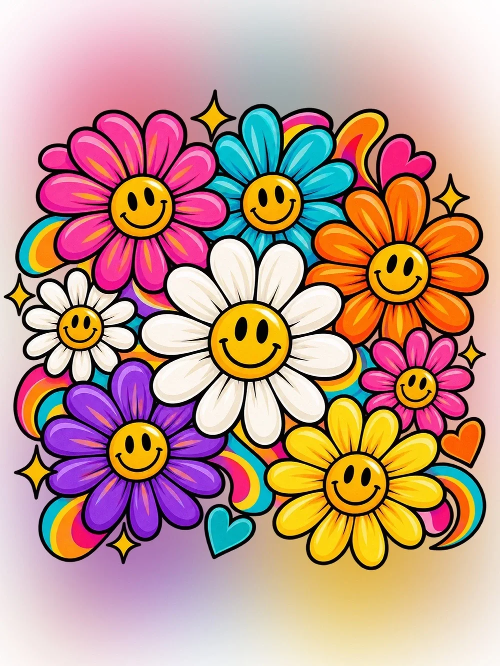 DAISY- DTF Iron-On Transfer • Ready to Press • T-Shirt Graphic. Daisy